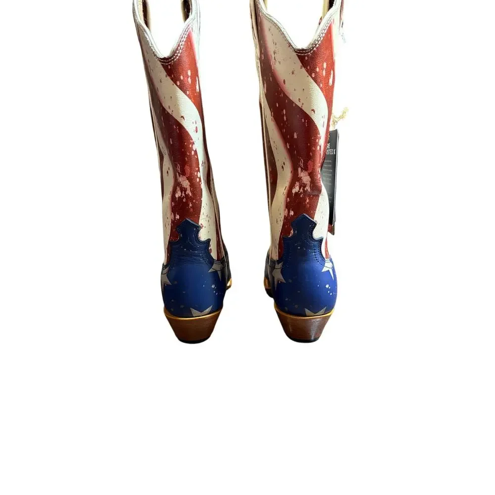 Twisted X Stepping Out Women’s Western Boots American Flag Size 9.5 NWT - Picture 3 of 12